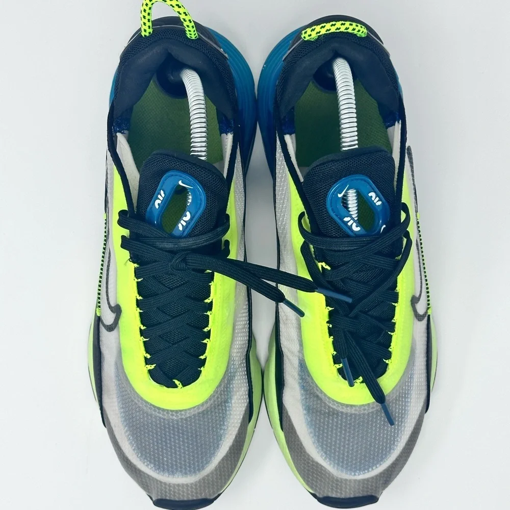 Nike Air Neon Green and Black Sneakers size 8